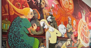 Sonnenwinde 2025 | 200 x 300 cm | Acryl auf Leinwand